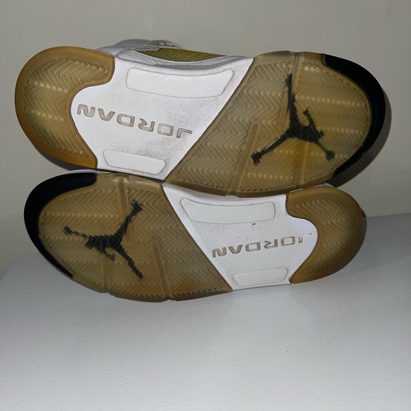 Jordan 5 'Metallic White'- size 8 - Picture 5 of 5